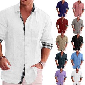 Maglietta Casual da uomo in <span class=keywords><strong>lino</strong></span> di cotone <span class=keywords><strong>t</strong></span>-<span class=keywords><strong>Shirt</strong></span> da <span class=keywords><strong>donna</strong></span> - Product Image 1