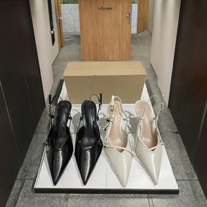 Chaussures de <span class=keywords><strong>mariage</strong></span> d'été et d'automne à talon fin de 6 cm, style Baotou, confortables et polyvalentes, <span class=keywords><strong>grande</strong></span> <span class=keywords><strong>taille</strong></span>, pour <span class=keywords><strong>femme</strong></span> - Product Image 3