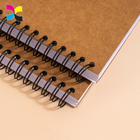 Cuaderno Kraft Personalizado Barato para Prácticas, Cuaderno Espiral