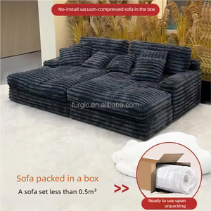 Divano Componibile Salvaspazio <span class=keywords><strong>per</strong></span> <span class=keywords><strong>Soggiorno</strong></span>, Set Divano Pieghevole Compresso, Arredamento <span class=keywords><strong>per</strong></span> la Casa - Product Image 3