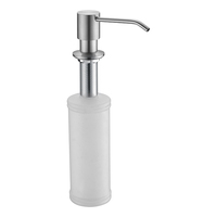 Distributeur de savon mousse écologique en acier inoxydable finition chromée, à fixer au mur, pour hôtel, 450 ml, distributeur de savon liquide, lotion, cuisine