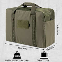 Sac de voyage tactique personnalisé, sac de transport imperméable, résistant, en nylon, pour week-end, nuitée, sport, gym