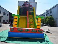 Château gonflable pas cher pour enfants, toboggan gonflable, aire de jeux souple