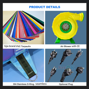 <span class=keywords><strong>Castillo</strong></span> Inflable Pequeño Personalizado, Casa de Brinco Inflable <span class=keywords><strong>para</strong></span> Niños - Product Image 2