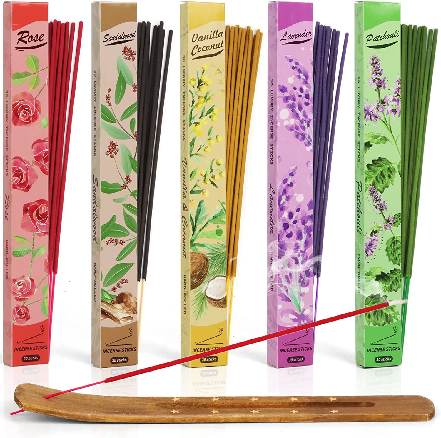 Unscented Hem Incense Stick Scented Sandalwood Bamboo Sticks for Incense