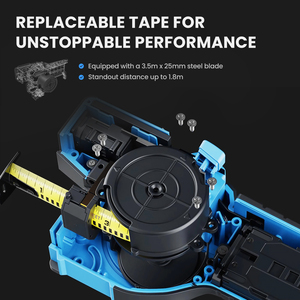 Mileseey 3-in-1 kỹ thuật số khoảng cách Meter ngay lập tức Laser Băng Hệ thống đo lường Metric tách công cụ - Product Image 3