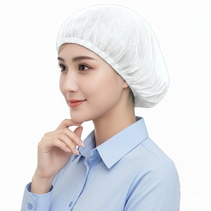 Gorro de trabajo de malla reutilizable al por mayor, transpirable, antipolvo, elástico, <span class=keywords><strong>para</strong></span> <span class=keywords><strong>chef</strong></span> de cocina, servicio de alimentos y taller, protector de <span class=keywords><strong>cabello</strong></span> - Product Image 3