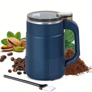 Molinillo de Acero Inoxidable, Licuadora Eléctrica Recargable, Mezcladora Eléctrica para el Hogar, Preparación de Café en Polvo, Doble Uso - Product Image 1