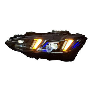 Fari Stile Snake Eyes Gialli e Bianchi Aggiornati 2025 per <span class=keywords><strong>BMW</strong></span> <span class=keywords><strong>Serie</strong></span> <span class=keywords><strong>4</strong></span> G22 M3 M4 G8X G80 G82 2021-2023, Stile Nero - Product Image 5