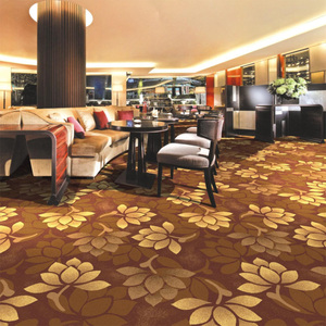 Alfombra de nailon de lujo de pared a pared con patrón impreso abstracto modelo personalizado habitación de hotel pasillo antideslizante hecho a máquina - Product Image 5