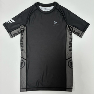 MMA <b>Grappling</b> Set Rashguard with Anti-Chafe Flatlock Seams 4 Way Stretch Fight <b>Shorts</b> for Intensive Training - Product Image 1