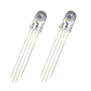 Jomhym siêu độ sáng nước rõ ràng khuếch tán 4-pin Tricolor RGB 5 mét Vòng Thông qua-lỗ Dip LED diode với phổ biến anode cathode