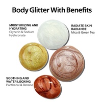Vente en gros de 12 pièces/boîte de illuminateur pour le visage, maquillage pour le corps, huile scintillante liquide