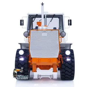 Oyuncaklar 1/12 Metal RC hidrolik traktör T150K uzaktan boyalı bitmiş tarım 2 hız transmisyon kamyon ses ışık araç