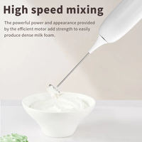 Endurance Portable À Piles Mélangeur De Boissons Mousseur À Café Ménage Puissant Matcha Fouet Mousse Maker Mousseur À Lait Électrique