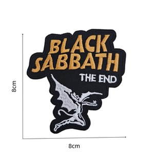 Thiết Kế Quần Áo Thêu Sọc Sắt Âm Nhạc Phù Hiệu Tự Làm Quần Áo May Vest Áo Khoác Ban Nhạc Rock Các Bản Vá Lỗi - Product Image 5