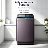 Nueva Lavadora de Carga Superior Totalmente Automática de 8.5 kg con Pulsador, Esterilización con Luz Azul, Lavadora y Centrifugadora Todo en Uno para Uso Doméstico y en Apartamentos