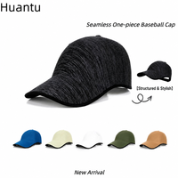 Nueva Gorra de Béisbol de Una Pieza sin Costuras, Suave, Ajustable, Unisex, Informal, Transpirable, Deportiva, para Golf, Venta al Por Mayor