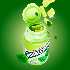 ลูกอมขายส่ง <span class=keywords><strong>DOUBLEMINT</strong></span> มินต์ หมากฝรั่ง 64 กรัม - Product Image 3