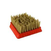 Brosse abrasive en nylon antique Frankfurt Fickert en carbure de silicium diamanté pour le meulage des surfaces en granit, marbre, acier et bois
