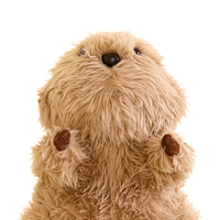 Animal en peluche loutre jouets personnalisé mignon tissu respiratoire petite loutre Simulation en peluche ours loutre respiration réaliste en peluche jouet