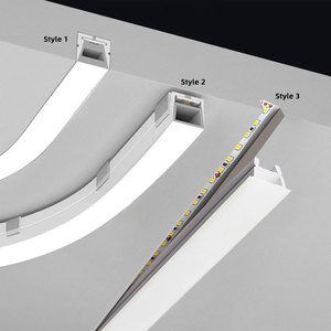 Silicone LED Strip khe cắm linh hoạt mềm Strip điện áp thấp không thấm nước tự dính lõm dòng Strip ánh sáng - Product Image 6