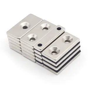 Strip Shape Ndfeb Magnet Neodymium Magnets N50 N35 Rare Earth Magnetic Block Ndfeb Magnet