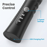 Shernbao PNG-008L - Cortaúñas Eléctrico Profesional para Perros, Recortador de Uñas para Mascotas de Alta Potencia, Cortaúñas Recargable Ultrasilencioso