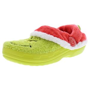 <span class=keywords><strong>Crocs</strong></span> Classic Clog Unisex, Diseño <span class=keywords><strong>de</strong></span> Gorro <span class=keywords><strong>de</strong></span> Santa Claus en Verde y Rojo, Zapatos Sin Cordones - Product Image 1