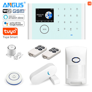 ระบบเตือนภัยกันขโมย Tuya Smart WiFi GSM พร้อมเซ็นเซอร์อินฟราเรดสำหรับประตูและหน้าต่าง เตือนด้วยเสียง 433 MHz ระบบป้องกันไฟไหม้ บ้าน ระบบรักษาความปลอดภัย GSM - Product Image 2