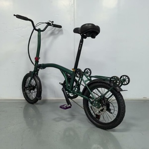 Bicicleta Dobrável Ultra Leve de 16 Polegadas, Famosa na Internet, com 7 Velocidades e Freio a Disco Duplo - Product Image 4