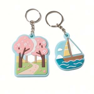 Llaveros Personalizados de PVC 2D/3D, Anillos de Llaves Suaves y Rígidos para Regalos Promocionales - Product Image 2