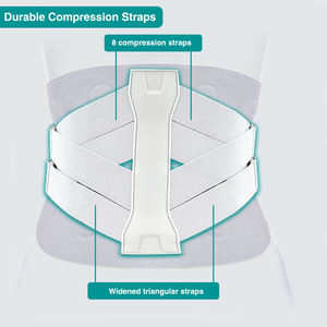 यूजी 3 डी बुना हुआ नायलॉन समायोज्य संपीड़न बैक दर्द राहत सुरक्षात्मक कमर समर्थन बेल्ट कम लंबर कर्षण बैक ब्रेस - Product Image 5