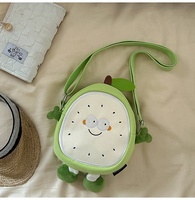 Leuke trendy gepersonaliseerde crossbodytas in de vorm van een koekje voor ouders en kinderen, grote capaciteit, verstelbare schouderriem, telefoontas voor dagelijks gebruik