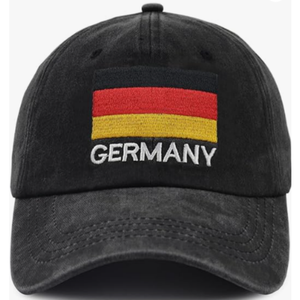Casquette de baseball réglable unisexe pour adulte, motif drapeau national Allemagne 2026, style trucker, pour le golf et les sports - Product Image 1