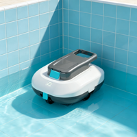 Nettoyeur de piscine robotisé intelligent sans fil à charge rapide, rechargeable, pour un nettoyage sans effort des feuilles, de la saleté et du sable