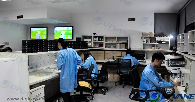 DVB S2 modulador con Full HD 1080 p AV a RF modulador hecho en China satélite uplink