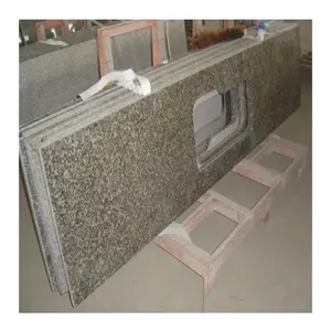 Skin Granite Leopard Pattern with Customized Style Countertop Green Modern Hotel Grade a Granite Kitchen Granite Counter Top