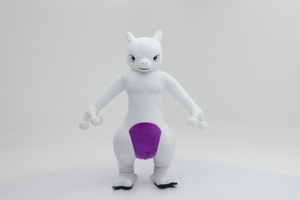 Costume Gonfiabile da Mascotte Volpe Bianca Funtoys 2,2m 2,6m Abito per Feste Vestito Gonfiabile da Volpe - Product Image 4