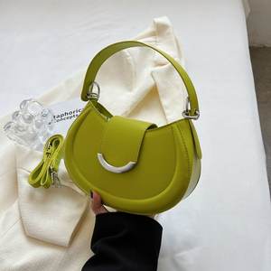 กระเป๋าถือสีพาสเทลแฟชั่นใหม่สำหรับผู้หญิง,กระเป๋าอานขายดีในอินสตาแกรมสำหรับฤดูใบไม้ผลิและฤดูร้อน - Product Image 3