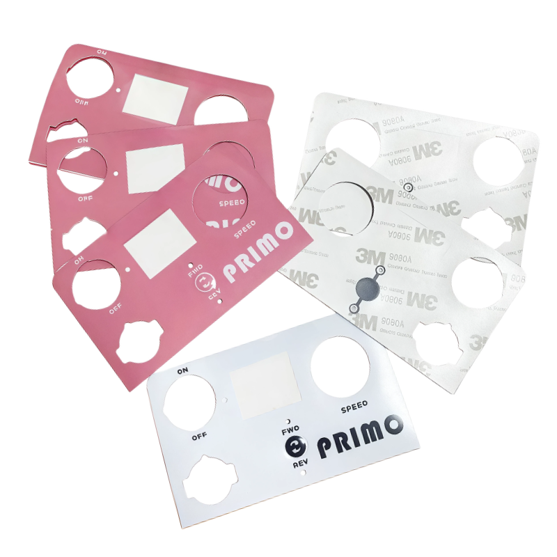 Pink PC Membrane Switch Label Sticker