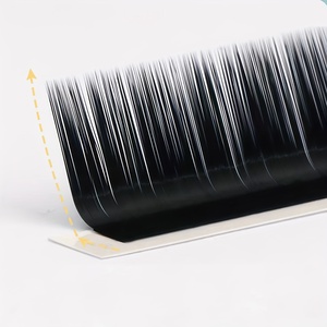 Cils Auto-éventailants J Curl .03 Naturels Faits à la Main Easy Fan Premium Mat Super Mat Noir DRAGONLASH Multi-rangs Personnalisables Design Gratuit - Product Image 3
