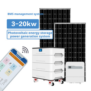 Sistema di Generazione di Energia Solare Domestico On-grid Off-grid MPPT con Batteria agli Ioni di Litio, Alimentatore UPS, Inverter Tutto-in-Uno per Energia Fotovoltaica - Product Image 1
