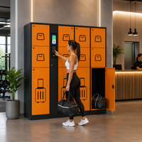 Casillero de Almacenamiento de Equipaje Comercial con Terminal de Control Digital, Gestión Remota y Opciones de Pago Personalizadas para Viajeros