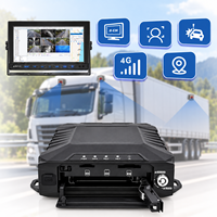 Lanchi LC-5108 Enregistreur DVR mobile 8 canaux avec alimentation de secours UPS intégrée, maintien de l'alimentation pendant 7 secondes, vision nocturne étanche, écran tactile pour bus et autocars