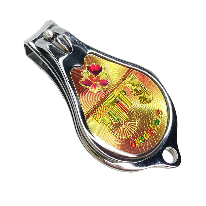 Изготовленный на заказ брелок для ногтей, машинка для стрижки ногтей, бронзирующие кусачки для ногтей из углеродистой стали