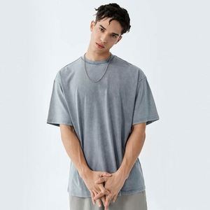 Design Wholesale 100% Cotton Custom Logo Print Embroidery Tshirt Men'S Blank Plain 230gsm Round Neck Tee Shirt T Shirt - Product Image 1