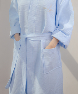 Wholesale 100% Luxury Cotton <strong>Waffle</strong> <strong>Robe</strong> for Sheraton Hotel Quality Hospitality Grade <strong>Waffle</strong> Bathrobe Unisex Kimono <strong>Waffle</strong> <strong>Robe</strong> - Product Image 6