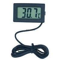 fy-12 Embedded Electronic Temperature and Humidity Meter Digital Temperature and Humidity Meter with Probe hygrothermograph