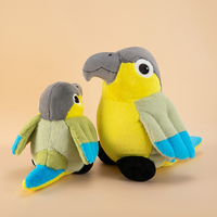Peluche personnalisée en forme de perroquet - Cadeau de vacances personnalisé et souvenir d'événement, tissu en peluche doux de haute qualité